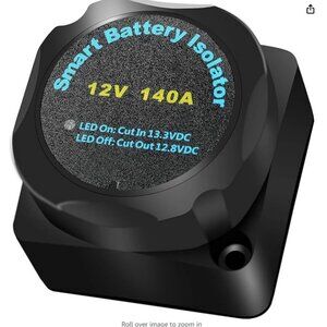 MaySpare 12V 140Amp Voltage Sensitive Relay VSR Double Battery Charging Relay